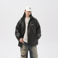 Cotton Coat Autumn And Winter Solid Color Men And Women - Fashionner