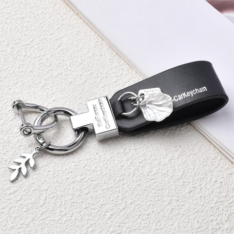 Ornement de suspension automobile Porte-clés cercle exquis et tendance