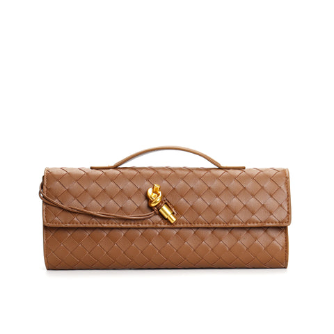 Sac bandoulière tissé mode pochette