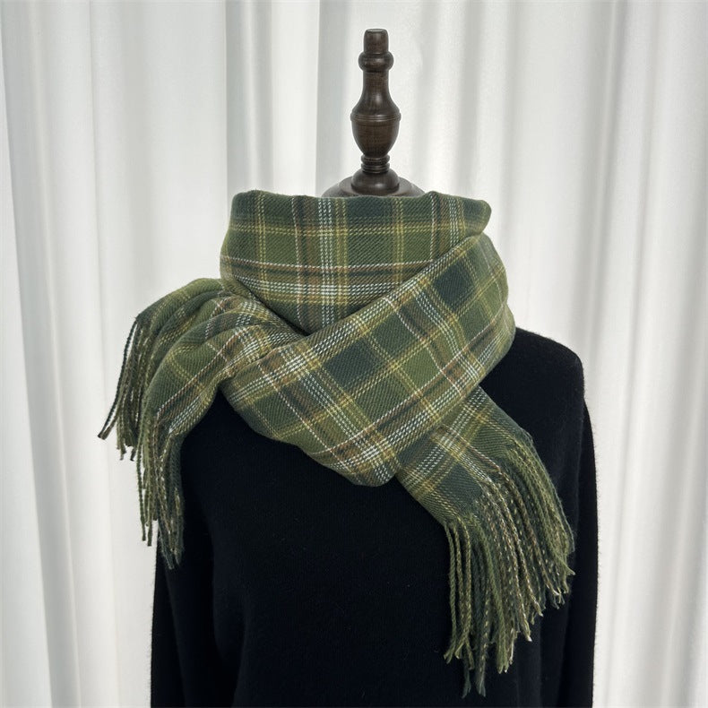 Fashion Plaid Scarf For Women - Fashionner