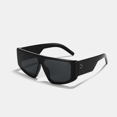 Men's Oversized One-piece Sunglasses Rivet - Fashionner