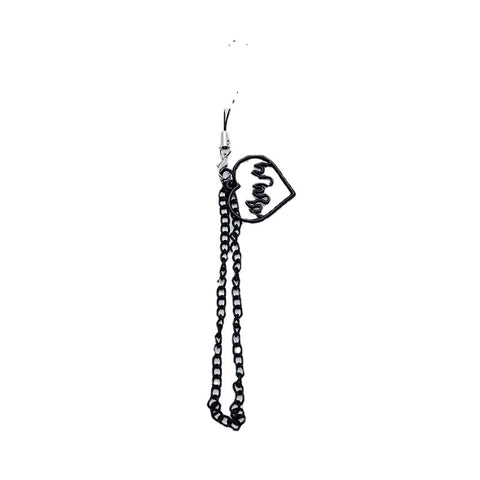 Flame Love Tassel Phone Chain Pendant