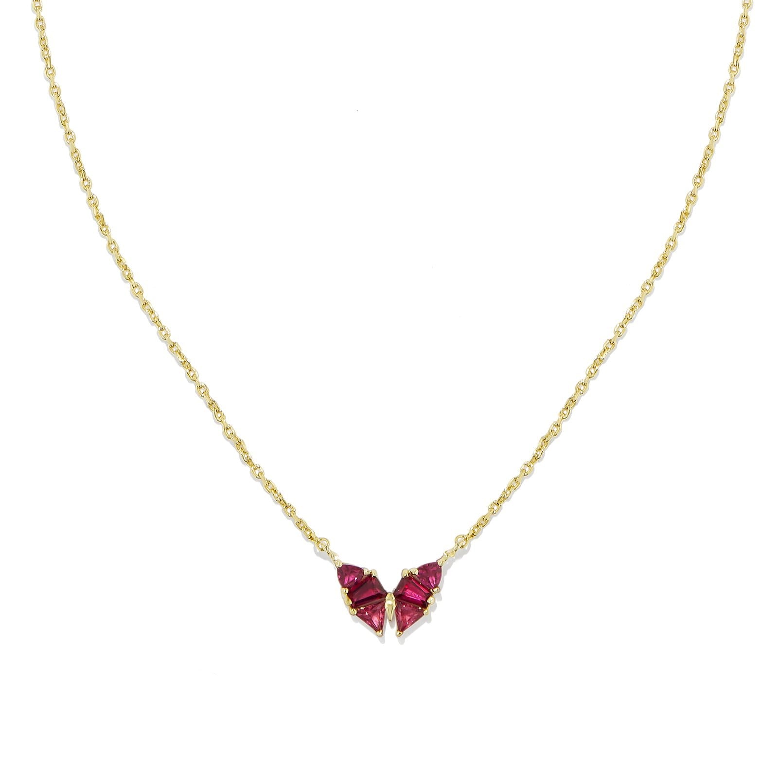 Stainless Steel Necklace Crystal Pendant - Fashionner