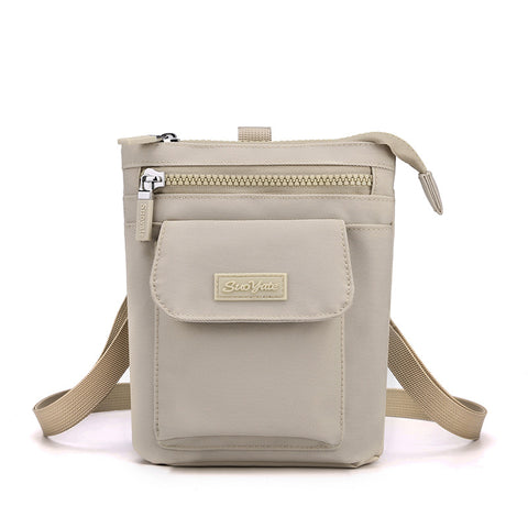 Sac à bandoulière en nylon pour téléphone portable de loisirs pour femmes