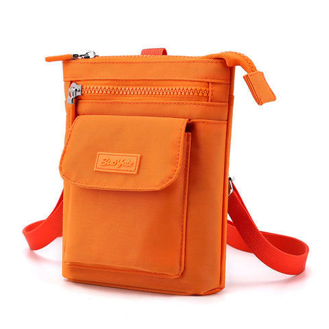 Sac à bandoulière en nylon pour téléphone portable de loisirs pour femmes