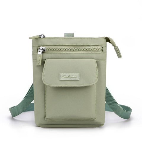Sac à bandoulière en nylon pour téléphone portable de loisirs pour femmes