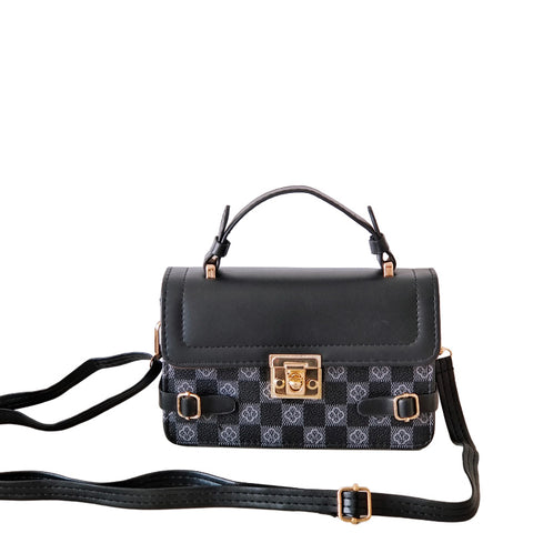 Comfortable Retro Small Square Pattern Ethnic Crossbody Bag - Fashionner