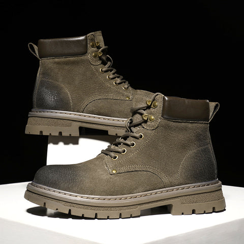 Chaussures de randonnée pour hommes, style britannique, style workwear