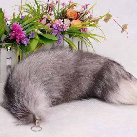 Personalized Plush Fox Tail Pendant Bag Hanging Ornaments