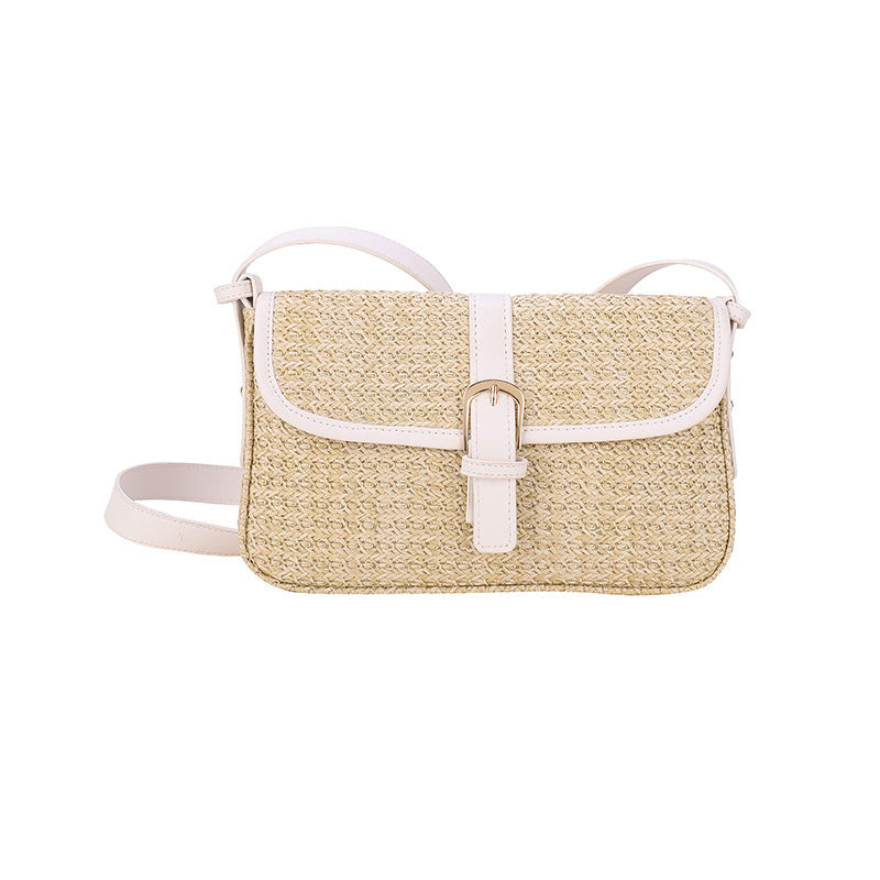 Women's Fashion Summer Straw Shoulder Bag - Fashionner