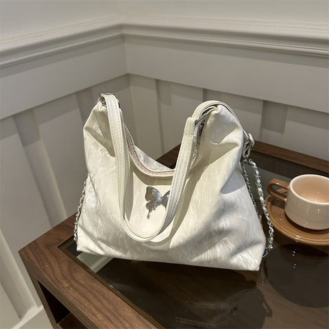 Grand Sac à Bandoulière Nœud Papillon Tendance pour Femme