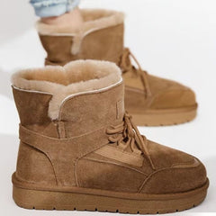 Thick Bottom Fur Booties Women's Real Fur - Fashionner