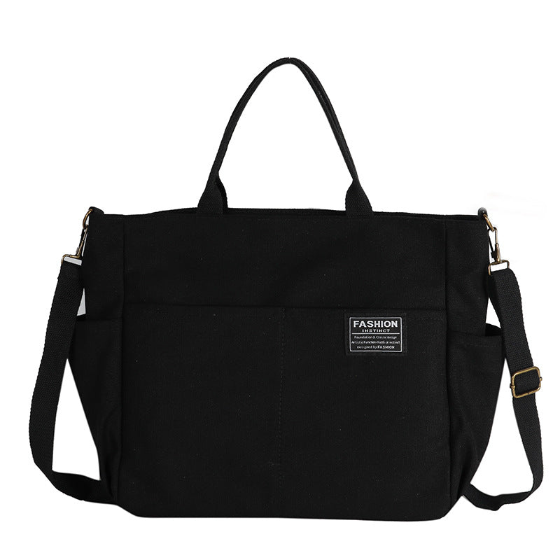 New Women's Canvas Casual Retro Large Capacity Multi-layer Women's Messenger Bag - Fashionner