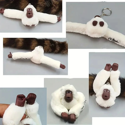 Gifts Creative Plush Monkey Keychain Gorilla Backpack Pendant Long Arm Animal Bag Pendants Key Ring Decoration Adult Child Doll Gifts - Fashionner