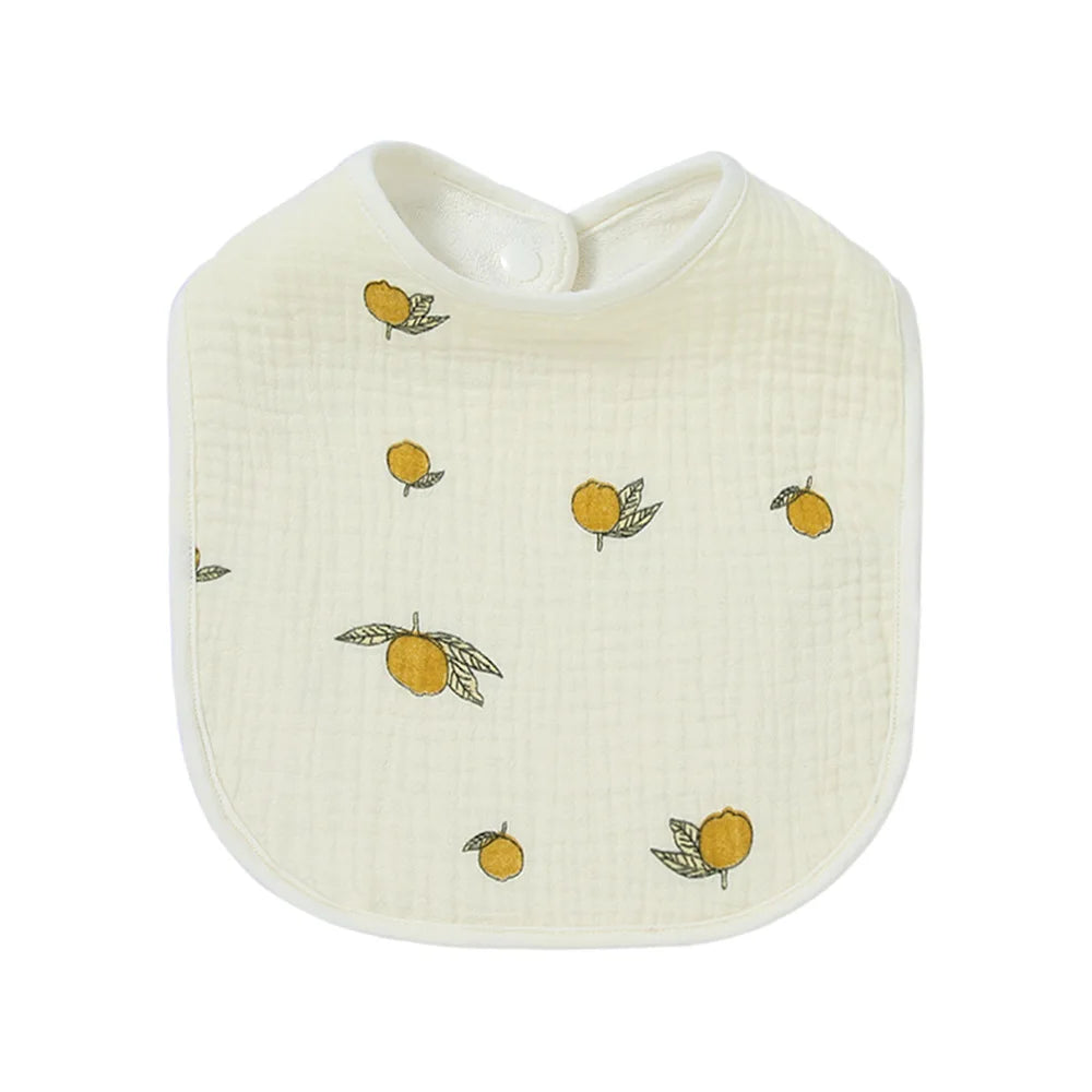 Boys   Bibs Soft Cotton Gauze Print Flower Rainbow Burp Cloth Saliva Towel Apron Bandana Scarf for Boys Girls Feeding Drool Bib - Fashionner