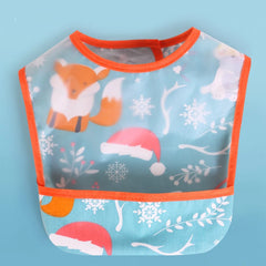 Boys Bibs Waterproof Apron Kid Cartoon Number Cherry Cat Feeding Bib Soft Burp Cloth For Toddler Boys Girls Bandana Bibs - Fashionner