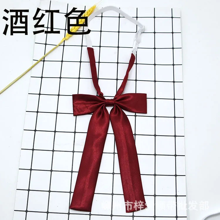 pre-wedding Silk Solid Pre-tied Bow Tie for Men Purple Black Yellow Double Fold Bow ties Waterproof Wedding Business Bowtie - Fashionner