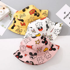 kids Fashion Cute Children's Fisherman Hat Summer New Style Girls' Cartoon Hat Popular Design Boys' Basin Hat Kids Bucket Cap Casual - Fashionner