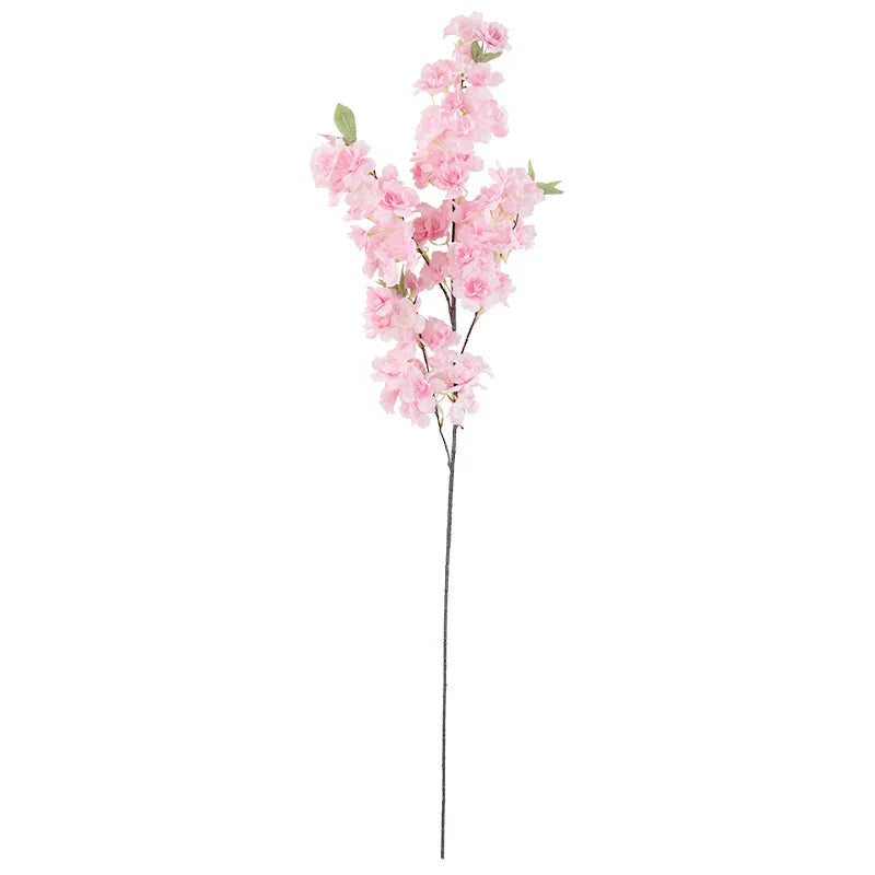 80CM Imitation Cherry Blossom Artificial Flower Silk Cloth Long Branch Flower Wedding Home Office Decoration Flower Arrangement - Fashionner