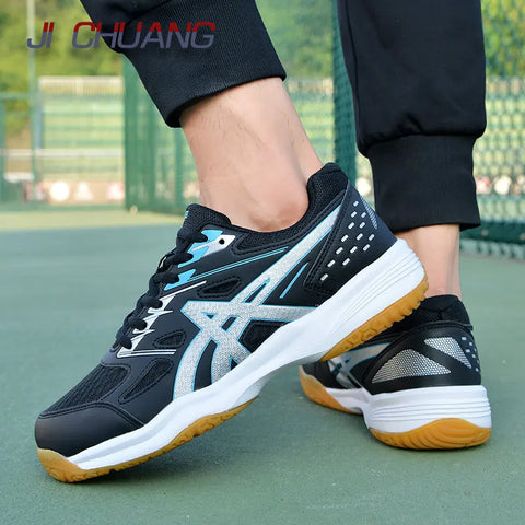 Sneakers Professional Tennis Shoes for Men Women Breathable Badminton Volleyball Shoes Indoor Sport Training Sneakers Men Athletic Shoes - Fashionner