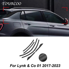 Accessories For Lynk & Co 01 2017-2023 Car Window Edge Decoration Car Sticker Body Exterior Decoration Modification Sticker Accessories