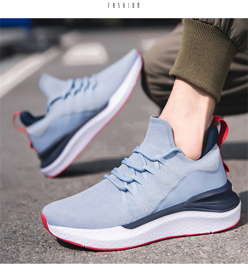 Sneakers Xiaomi Original Shoes Men Lightweight Running Sneakers 4 Knitting Men's Casual Sneaker Comfort Sports Breathable Training Shoe - Fashionner