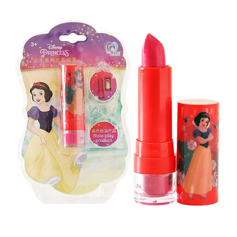 Disney princess snow White girls   Makeup toy  Baby Lip Gloss girls Lipstick  Eraser shape toys - Fashionner