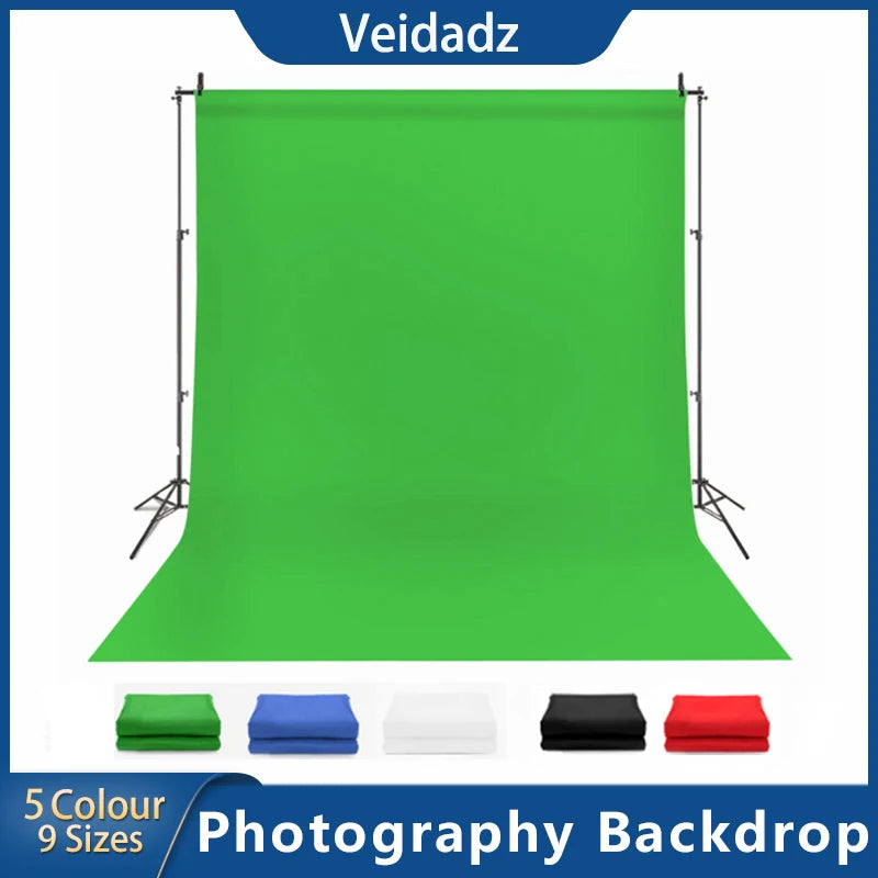 Photoshoot Green Screen Background for Photography Photo Booth Backdrop for Photoshoot Background Screen Video Recording Parties Curtain - Fashionner