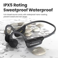 elders Bone Conduction Hearing Aid Noise Cancellation Design Bluetooth Wireless IPX5 Waterproof Headphones Designed the Elderly - Fashionner