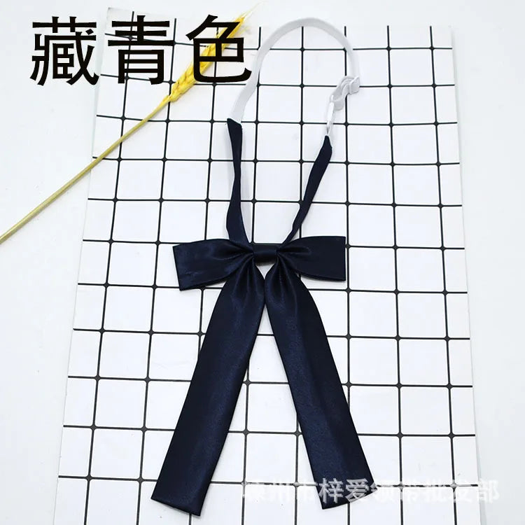 pre-wedding Silk Solid Pre-tied Bow Tie for Men Purple Black Yellow Double Fold Bow ties Waterproof Wedding Business Bowtie - Fashionner