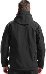 Men's Jacket Soft Shell Shark Skin Fleece Waterproof Windbreaker Tactical Outerwear Coat for Hiking Camping Hunting Thermal Male - Fashionner