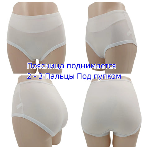 Soft Bamboo Female Panties,Mid-waist Women's Panties,Large Sizes Women Innerwear,Oversized Women's Briefs,Woman Underwear Panti - Fashionner