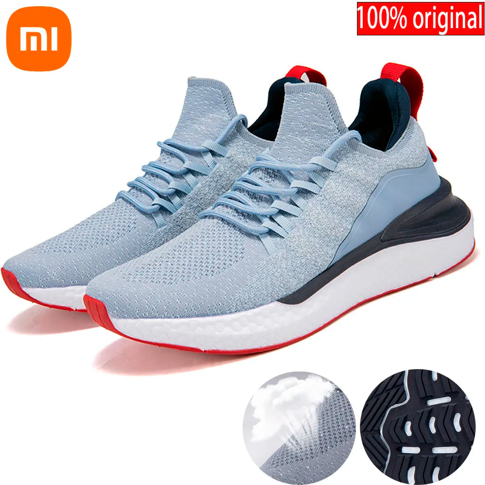 Sneakers Xiaomi Original Shoes Men Lightweight Running Sneakers 4 Knitting Men's Casual Sneaker Comfort Sports Breathable Training Shoe - Fashionner