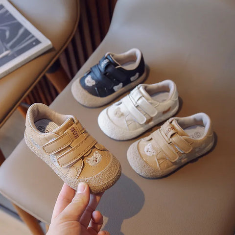 kids Children Casual Shoes Baby Girls Sneakers Spring Autumn Outdoor Boys Shoes Cartoon Bear Kids Inafnt Toddler Shoes Size 21-30 - Fashionner