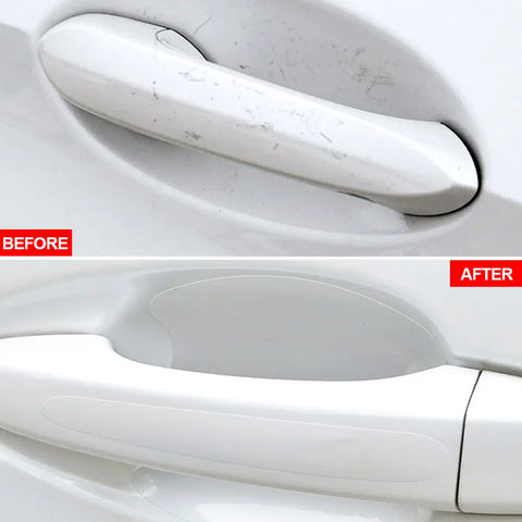 Accessories 8 Pcs TPU Car Door Bowl Anti-scratch Sticker Clear Door Bowl Handle Protection Sticker Paint Surface Film Car Accessories - Fashionner