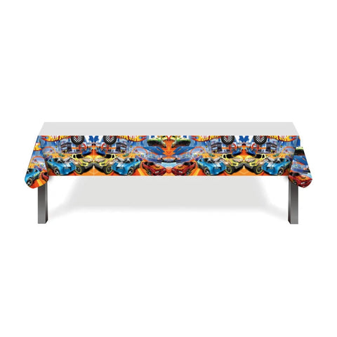 Party Hot Wheels Birthday Party Decoration Disposable Tableware Balloon Paper Cups Plates Tablecloth for Kids Boy Baby Shower Supplies - Fashionner