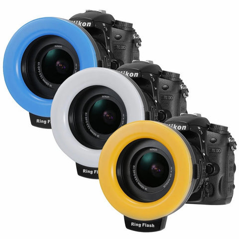 Macro Ring Speedlight Flash Deals Camera Flash Light Photography LED Speedlite Video Lighting Camara Flashes Accessories Photo - Fashionner