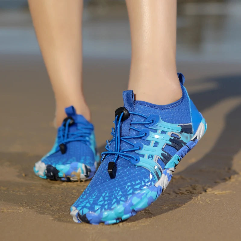 Sneakers Water Shoes Men Women Sneakers Barefoot Outdoor Beach Sandals Upstream Aqua Shoes Quick Dry River Sea Dividing Swimming size 35- - Fashionner