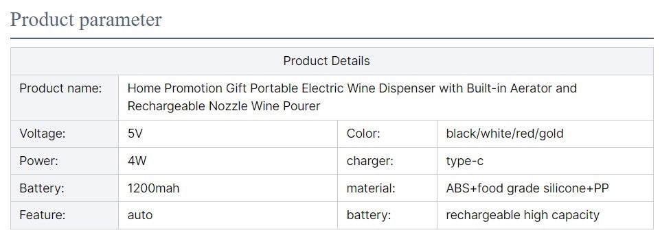 Premium Wine and Alcohol Dispenser – Automatic Drink Dispenser Bottle for Parties & Home Use