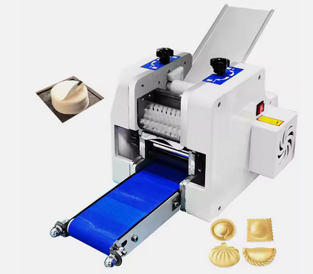 Wonton RM automatic nepali momo dumpling dough wrapping wrapper skin maker molds sealing sheet mould making machine lowest price - Fashionner