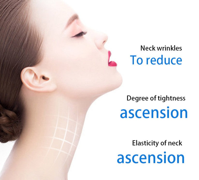 10pcs Goat Milk Hexapeptide Neck Mask Collagen Skin Care