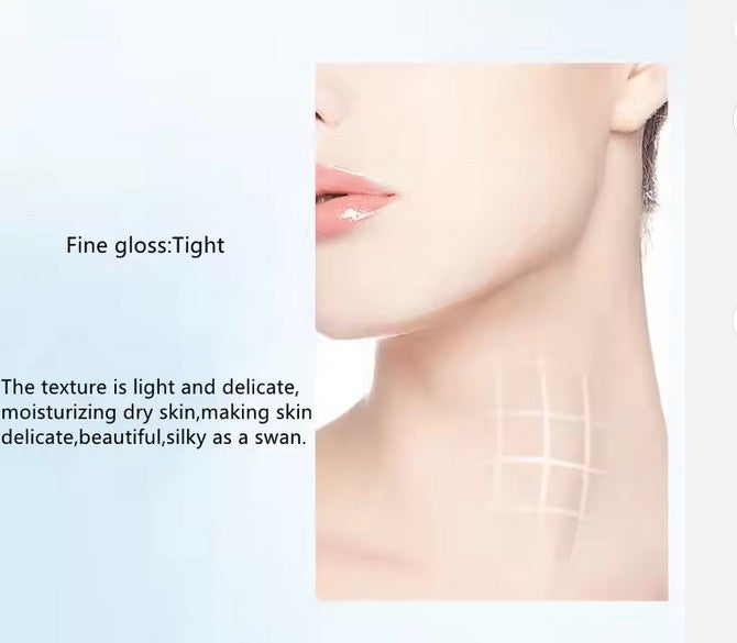 10pcs Goat Milk Hexapeptide Neck Mask Collagen Skin Care