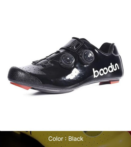 Chaussures de cyclisme professionnelles pour hommes – route et course | Respirantes et légères en fibre de carbone | Système de laçage rapide pour la vitesse et le confort