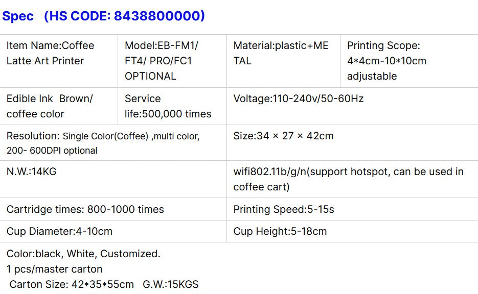 Digital Inkjet Edible Food Printing Machine Latte Art Coffee Printer Print On Cookies Coffee Bread Macarons For Restaurant Cafes