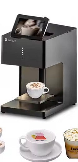 Digital Inkjet Edible Food Printing Machine Latte Art Coffee Printer Print On Cookies Coffee Bread Macarons For Restaurant Cafes
