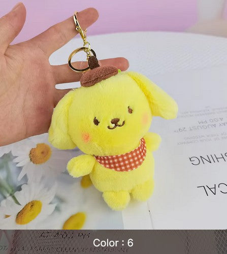 New Japan Figure Stuffed Plush Toys Kuromi Plush My Melody Mini Kawaii Melody Kitten Plush Keychain Wholesale