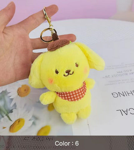 New Japan Figure Stuffed Plush Toys Kuromi Plush My Melody Mini Kawaii Melody Kitten Plush Keychain Wholesale