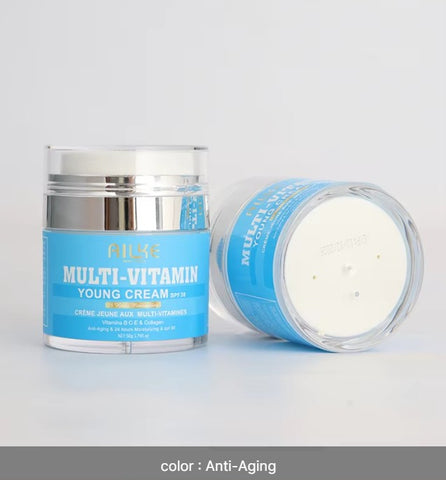 Ailke Customized in 7 Days Instant Fast Day and Night Vitamin C Whitening Face Cream for Dark Skin