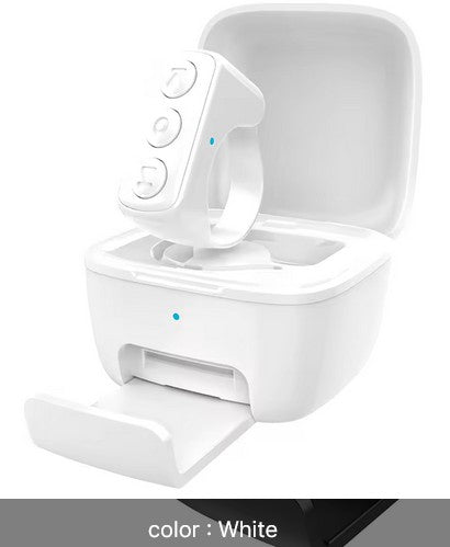 TikTok Scrolling Ring Phone Holder Remote Control for IOS Android Plastic Kindle APP Page Turner Selfie Video Record Feature