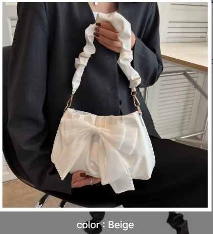 Stylish Women’s Pearl-Detail Chain Crossbody Bag – Chic Mini Shoulder Sling